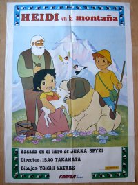 アルプスの少女ハイジ　スペイン版オリジナルポスター