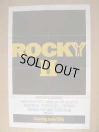 ロッキー2/ROCKYII　US版オリジナルポスター