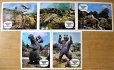 画像1: 怪獣島の決戦　ゴジラの息子　ドイツ版オリジナルロビーカードセット (1)