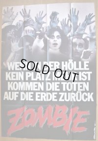 ゾンビ　ドイツ版オリジナル2シートポスター