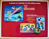 ミッキーのクリスマスキャロル　ビアンカの大冒険　US版オリジナルポスター