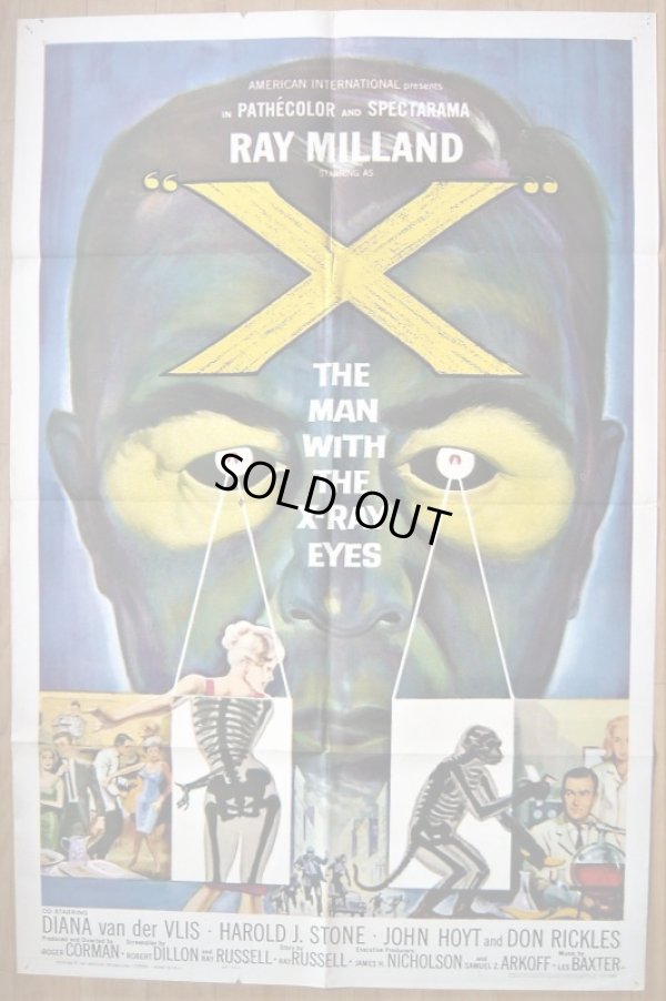 画像1: X線の眼を持つ男　US版オリジナルポスター