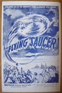 THE FLYING SAUCER　US版オリジナルポスター