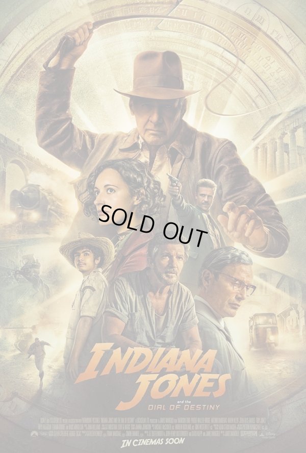 画像1:  インディ・ジョーンズと運命のダイヤル　US版オリジナルポスター