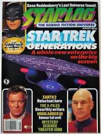STARLOG JAN ＃210 スタートレックジェネレーションズ　バットマン(TV)　X-ファイル