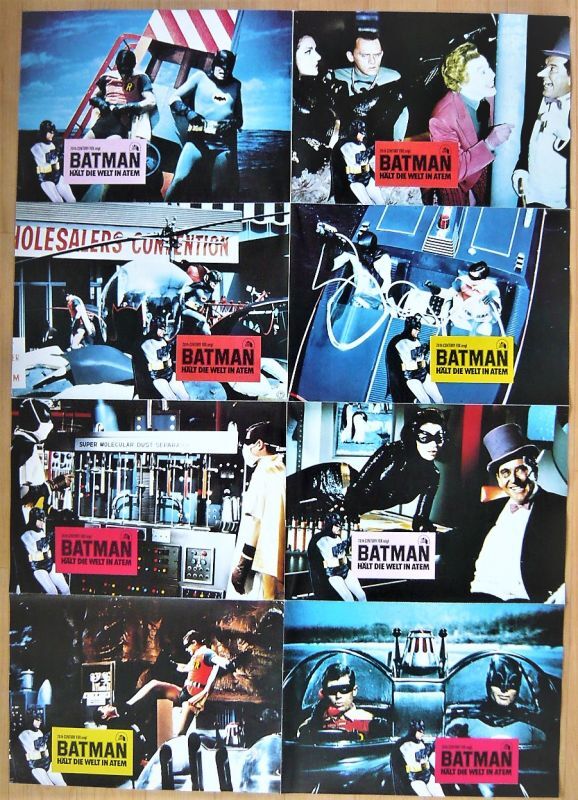 バットマン ドイツ版オリジナルロビーカード8枚コンプリートセット - 映画ポスター専門店 CINEMA KING