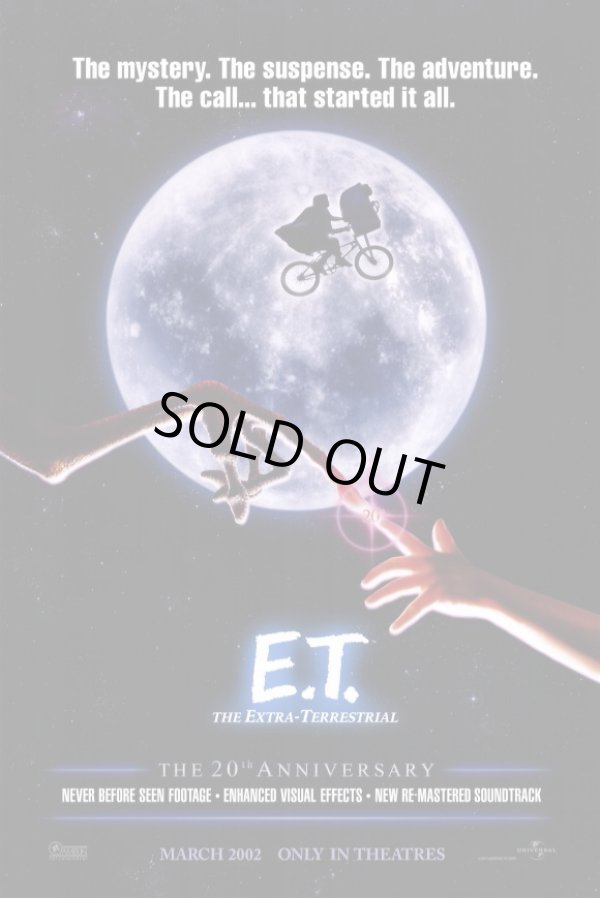 画像1: E.T. 20th　US版オリジナルポスター