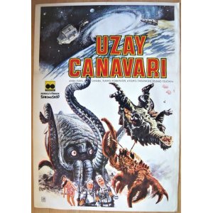 画像: ゲゾラ・ガニメ・カメーバ　決戦！南海の大怪獣　トルコ版オリジナルポスター