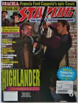 画像: STARLOG DEC ＃185 ハイランダー(TV)　ドラキュラ　オールド・インディ・ジョーンズ