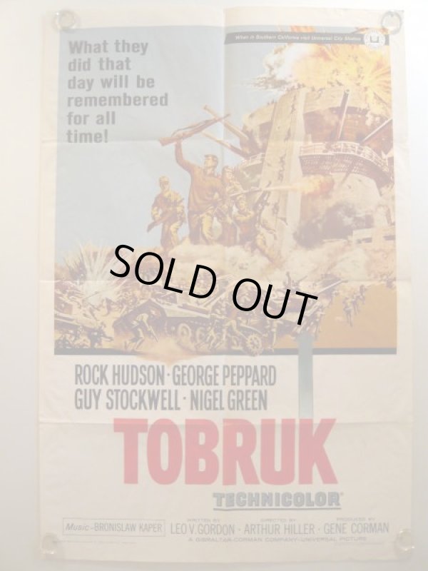画像1: トブルク戦線　ＵＳ版オリジナルポスター