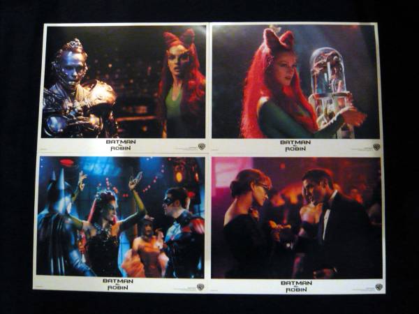 画像2: バットマン&ロビン/Mr.フリーズの逆襲　US版オリジナルロビーカード8枚組セット 