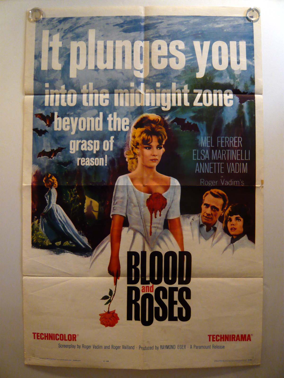血とバラ Us版オリジナルポスター 映画ポスター専門店 Cinema King