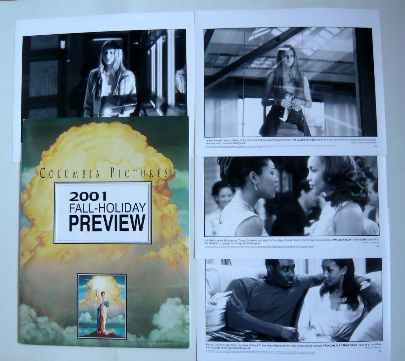 画像1: コロンビアピクチャーズ2001ホリデイシーズン　US版オリジナルプレスキット