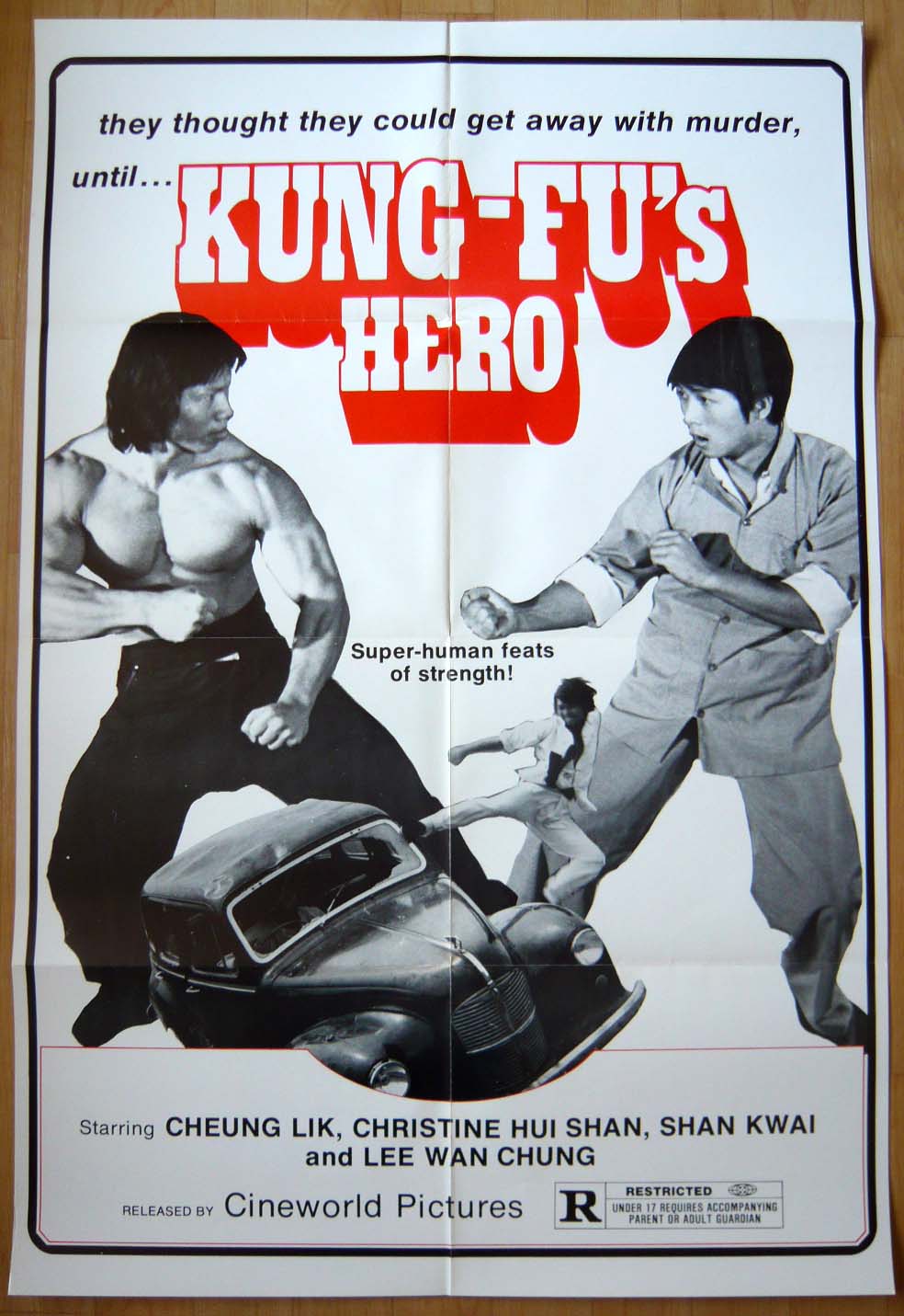 画像1: KUNG-FU' S HERO　US版オリジナルポスター