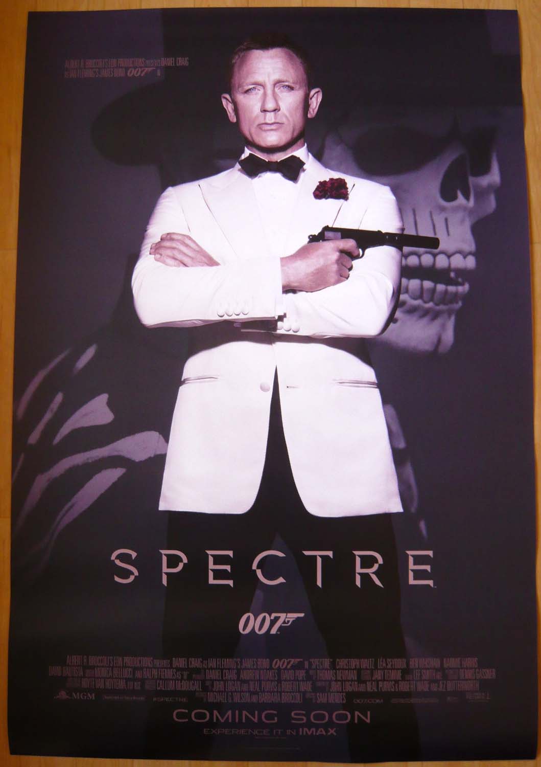 007 スペクター』 映画ポスター ブリキ看板 メタルサイン 20x30cm-