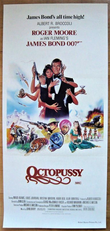 画像1: 007/オクトパシー　オーストラリア版オリジナルポスター