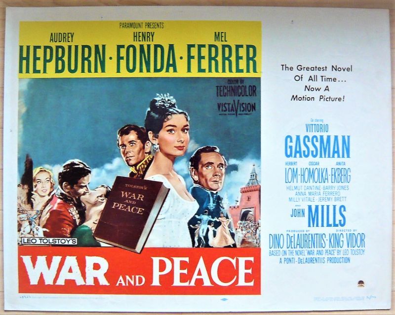 戦争と平和 US版オリジナルポスター - 映画ポスター専門店 CINEMA KING