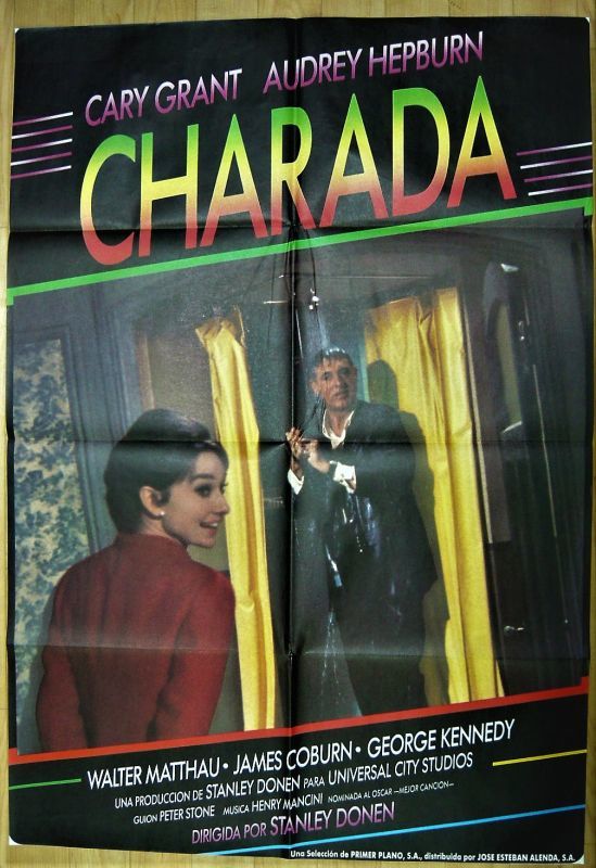 画像1: シャレード　スペイン版オリジナルポスター