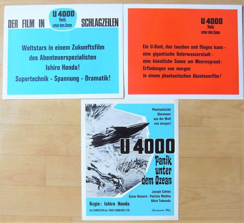 緯度0大作戦 ドイツ版オリジナルロビーカード - 映画ポスター専門店 