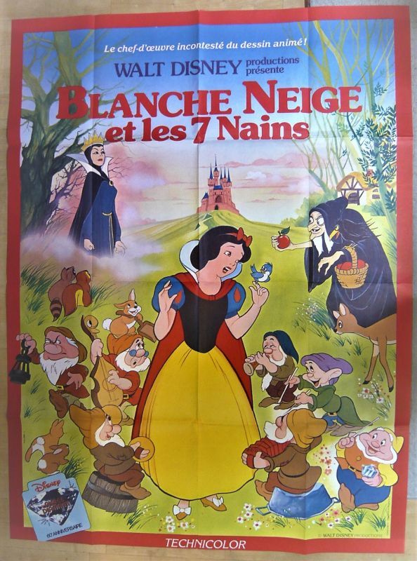 画像1: 白雪姫　フランス版オリジナルポスター 