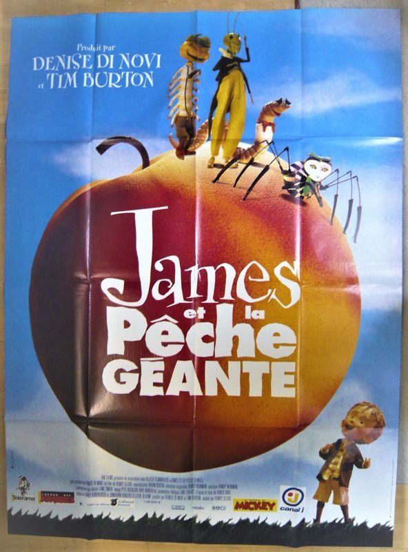 画像1: ジャイアント・ピーチ　フランス版オリジナルポスター 