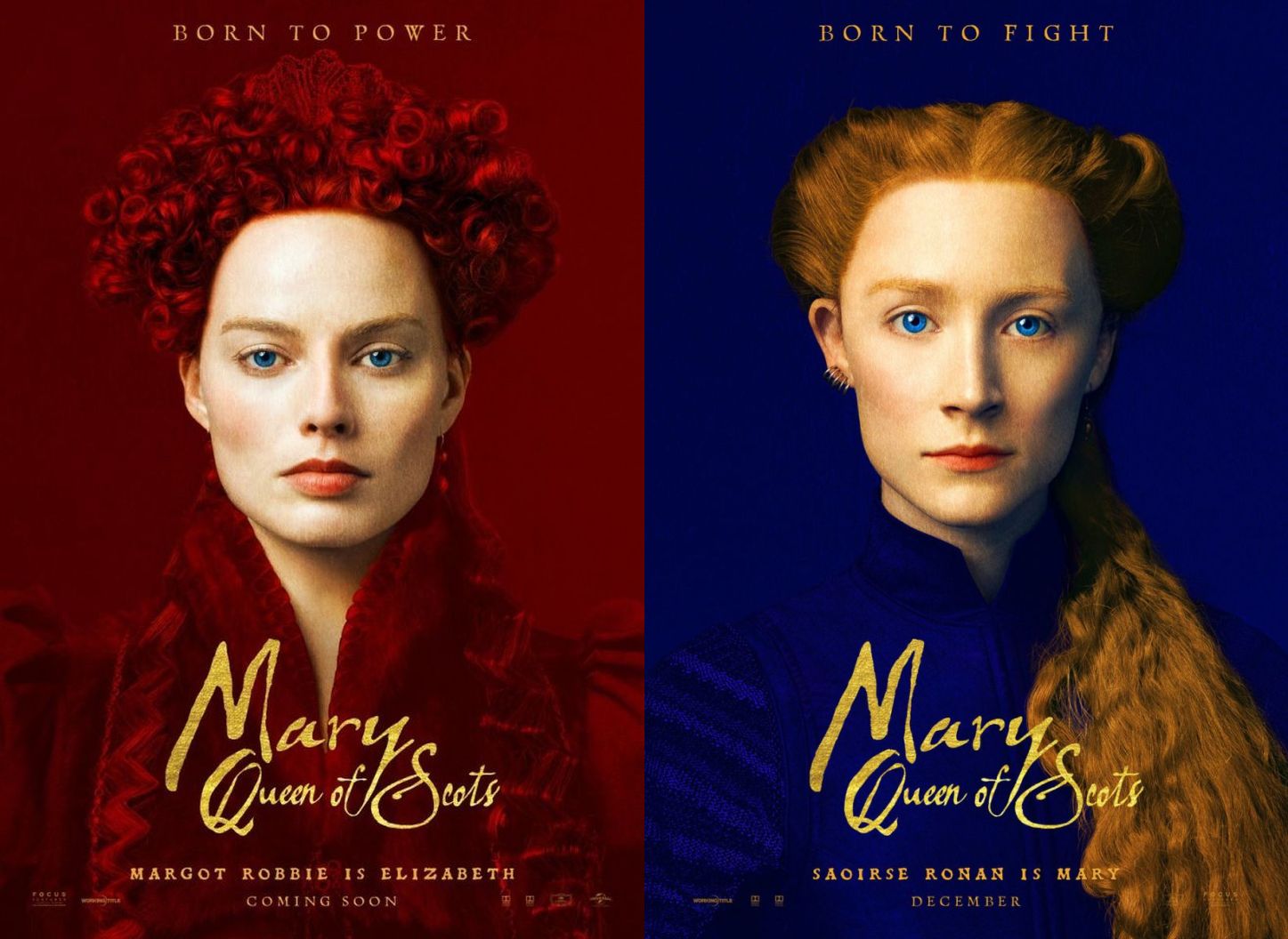 画像1: ふたりの女王 メアリーとエリザベス　US版オリジナルポスター　2種セット