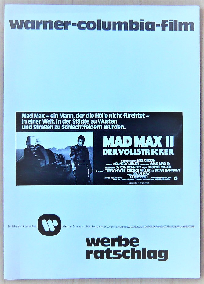 画像1: マッドマックス2　ドイツ版オリジナルプレスブック