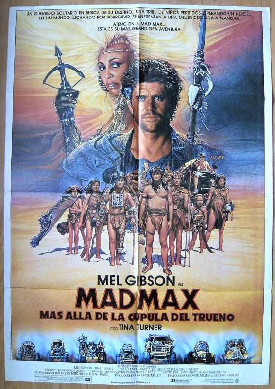 画像1: マッドマックス/サンダードーム　スペイン版オリジナルポスター