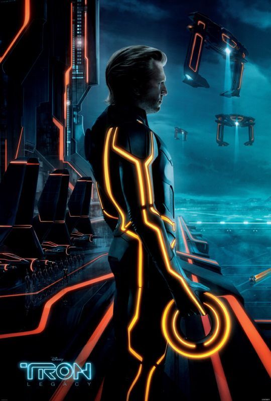 TRON LEGACY 映画ポスター 両面 オリジナル アドバンス 27x40 ジェフ