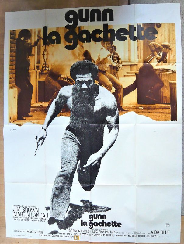 画像1: ブラック・ガン　フランス版オリジナルポスター