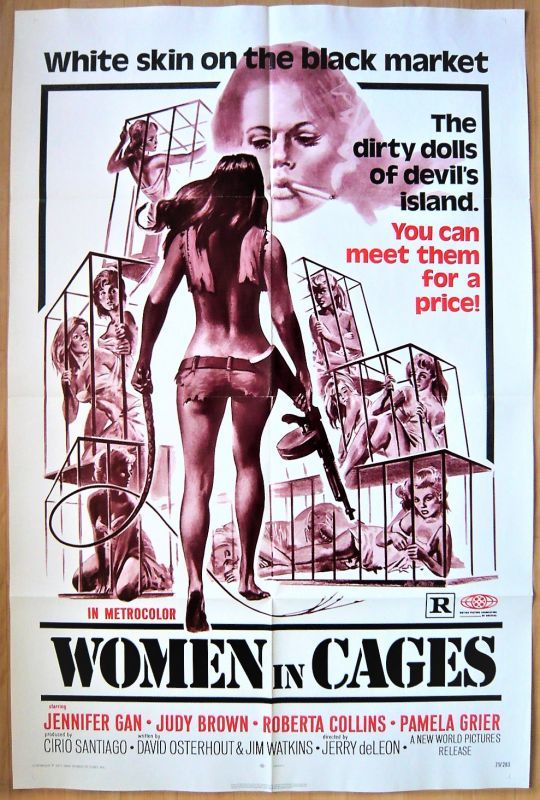 画像1: 女体拷問鬼看守パム　US版オリジナルポスター