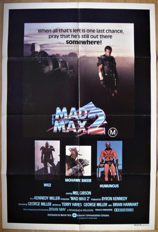 マッドマックス2 オーストラリア版オリジナルポスター - 映画ポスター 