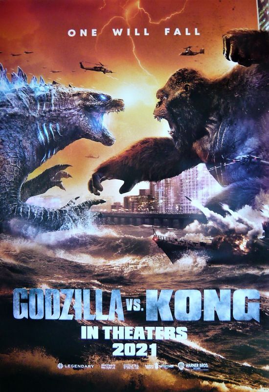 US版ポスター『ゴジラvsコング』（Godzilla vs. Kong）☆モンスター 