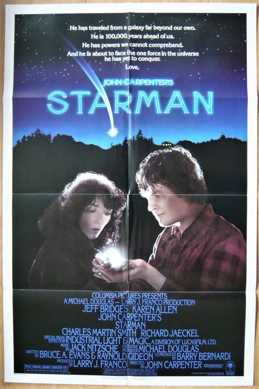 画像1: スターマン/愛・宇宙はるかに　US版オリジナルポスター