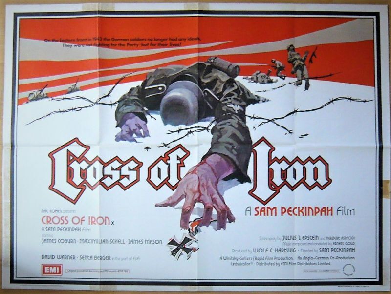 戦争のはらわた ドイツポスター cross of iron サム・ペキンパー 日本