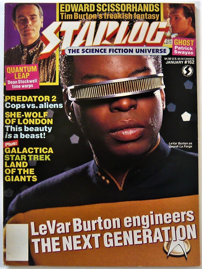 画像1: STARLOG JAN ＃162 スタートレックネクストジェネレーション　ゴースト/ニューヨークの幻　シザーハンズ