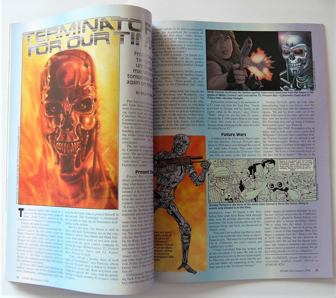 画像2: STARLOG JAN ＃222 12モンキーズ　スタートレックDS9　ターミネーター（コミック）ジーナ