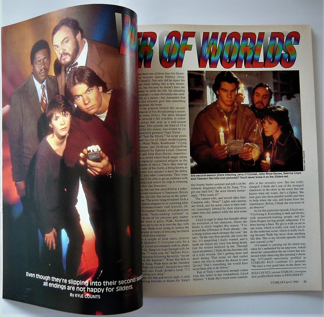 画像2: STARLOG APR ＃225 EXPOIYION MAN　ヘラクレス(TV)　バビロン5　スタートレック