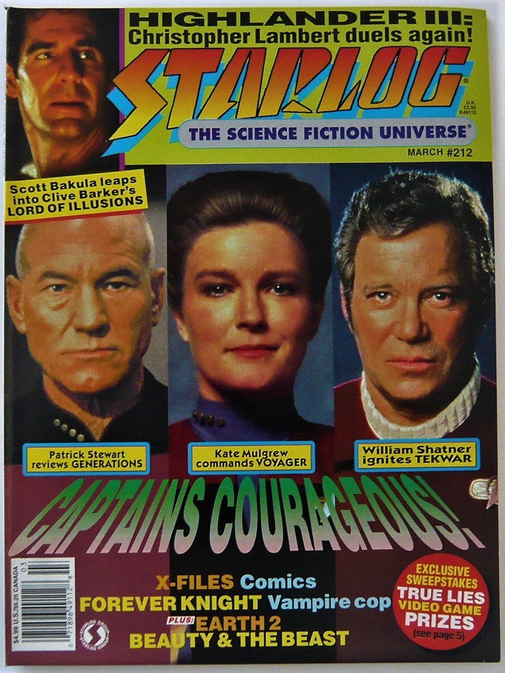 画像1: STARLOG MAR ＃212 スタートレック　ハイランダー　美女と野獣(TV)