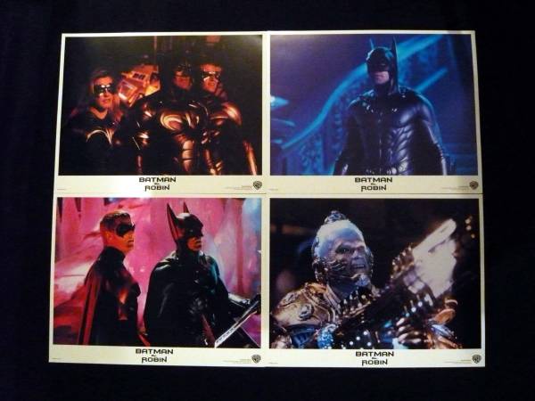 画像1: バットマン&ロビン/Mr.フリーズの逆襲　US版オリジナルロビーカード8枚組セット 